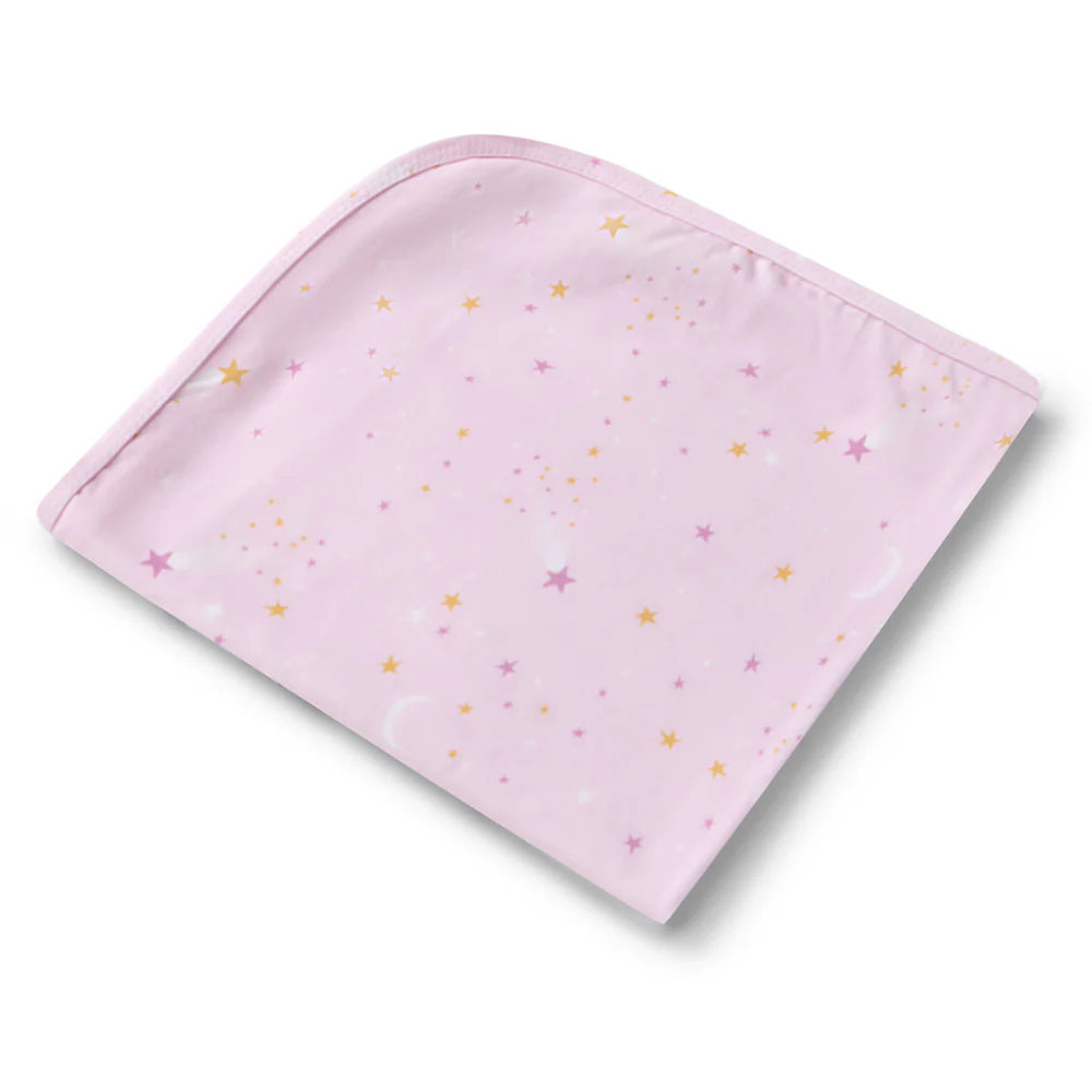 Twinkle Organic Jersey Wrap &amp; Topknot Set