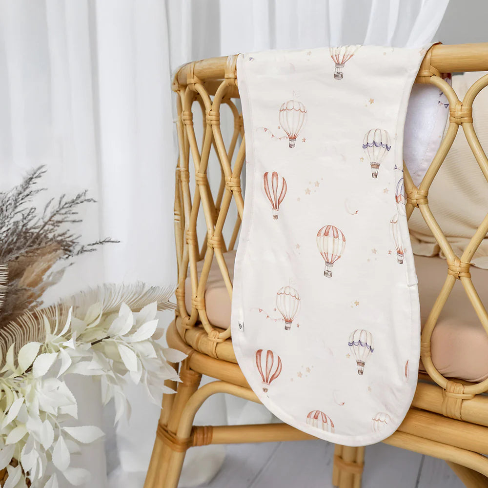 Up &amp; Away Organic Cotton Burp Cloth